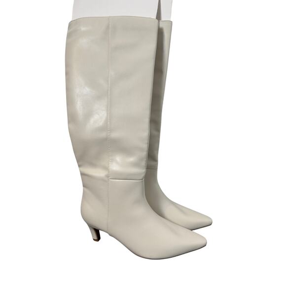 NWT Universal Threads knee high white boots women’s size 8 - Picture 1 of 6
